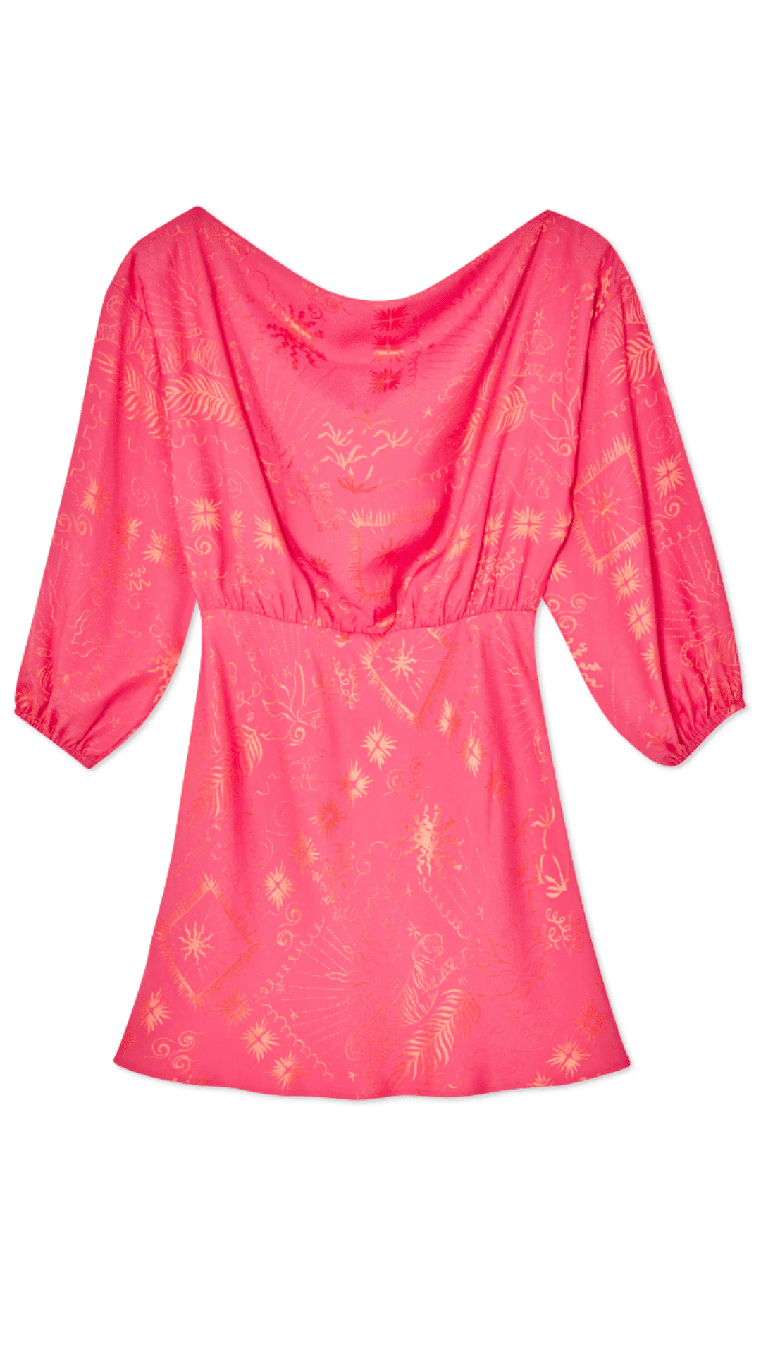 Pink Safari Mini Tilly Dress