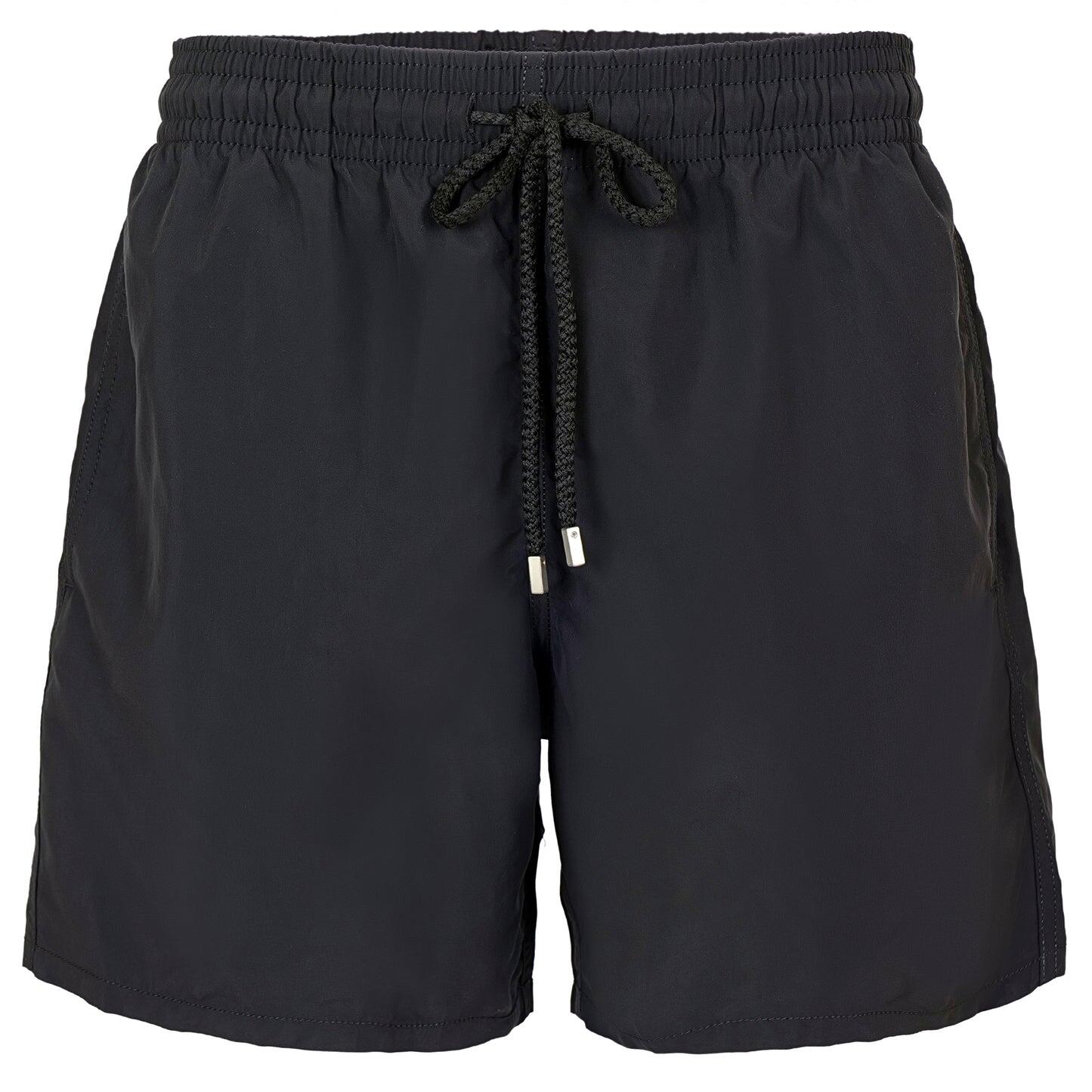 Moorea Swim Short Solid Black - Men’s Swim Shorts