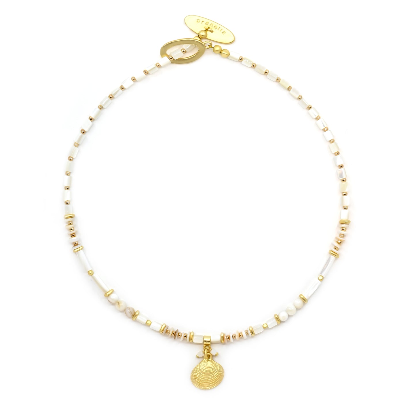 Coconut Short Clam Necklace - Necklace