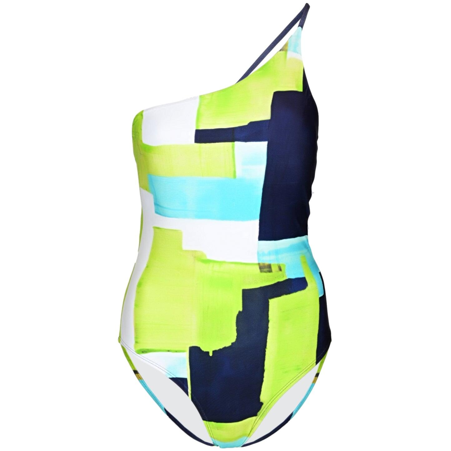 Strap Shoulder One Piece Bleue - One Piece