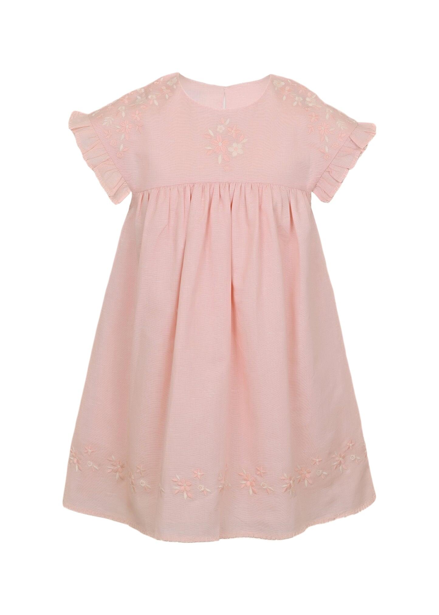 Lila Girls Dress Pink Sand
