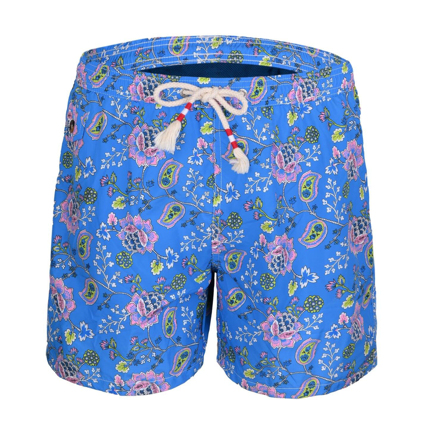 Lighting Indian Nature Blue Men’s Swimshorts - Men’s Swim Shorts