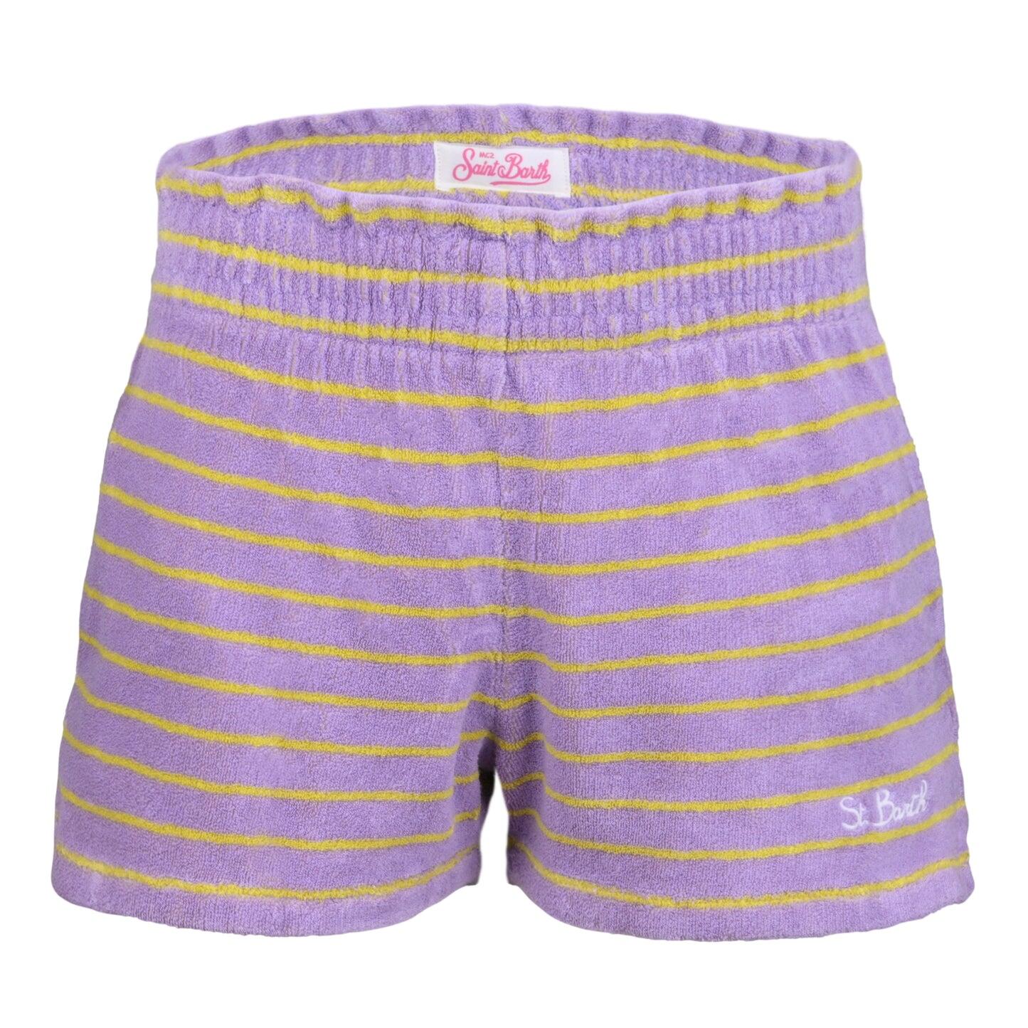 Meave Girls Shorts Terry Stripes - Shorts