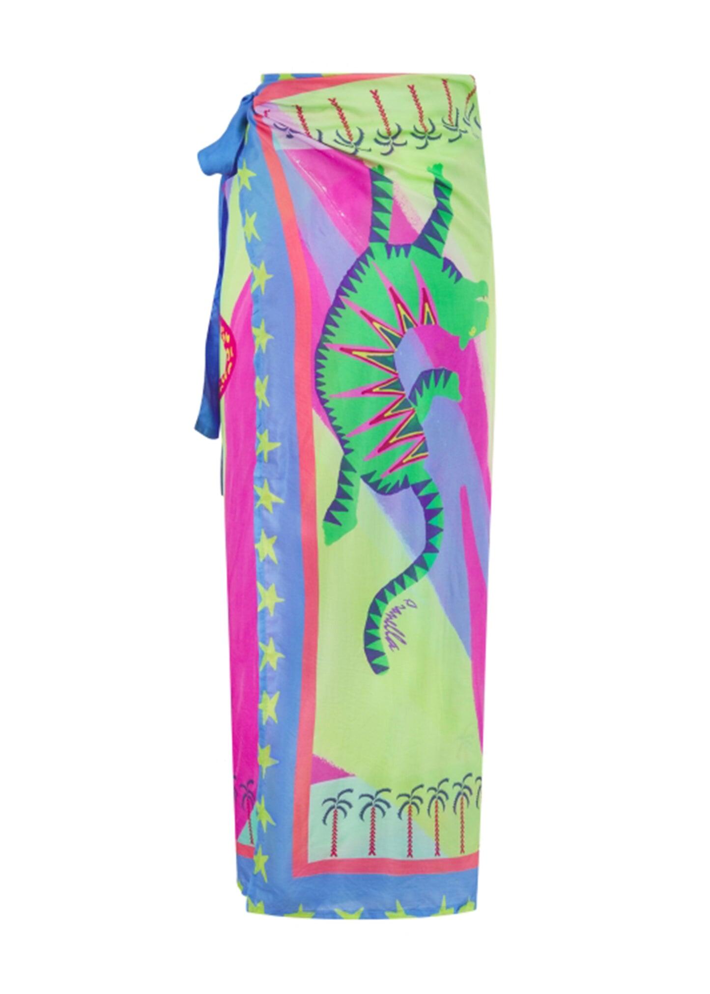 Iggy Wild Purple Sarong - ONE SIZE - Sarong
