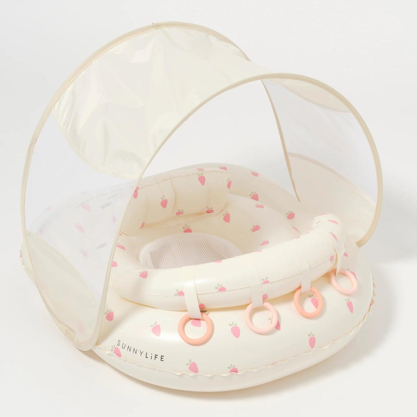 Interactive Baby Float Strawberry Sunshine Pink - Pool Inflatable