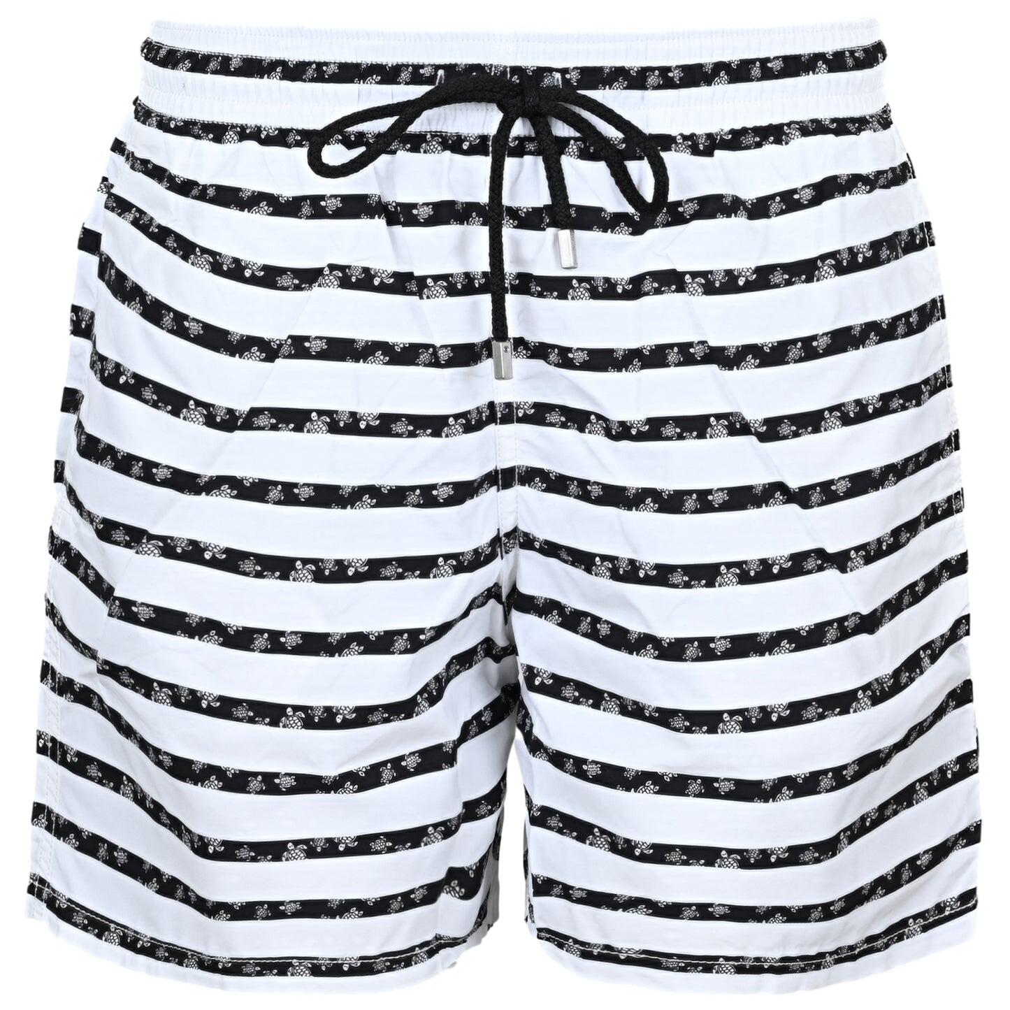 Men Swim Shorts Micro Ronde Des Tortues Rayee - Men’s Swim Shorts