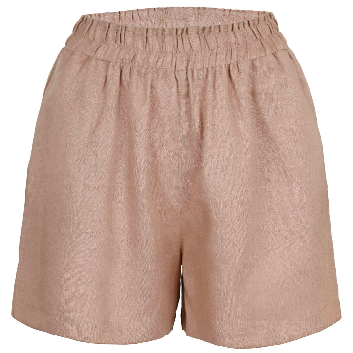 Mocha Linen Short - Shorts