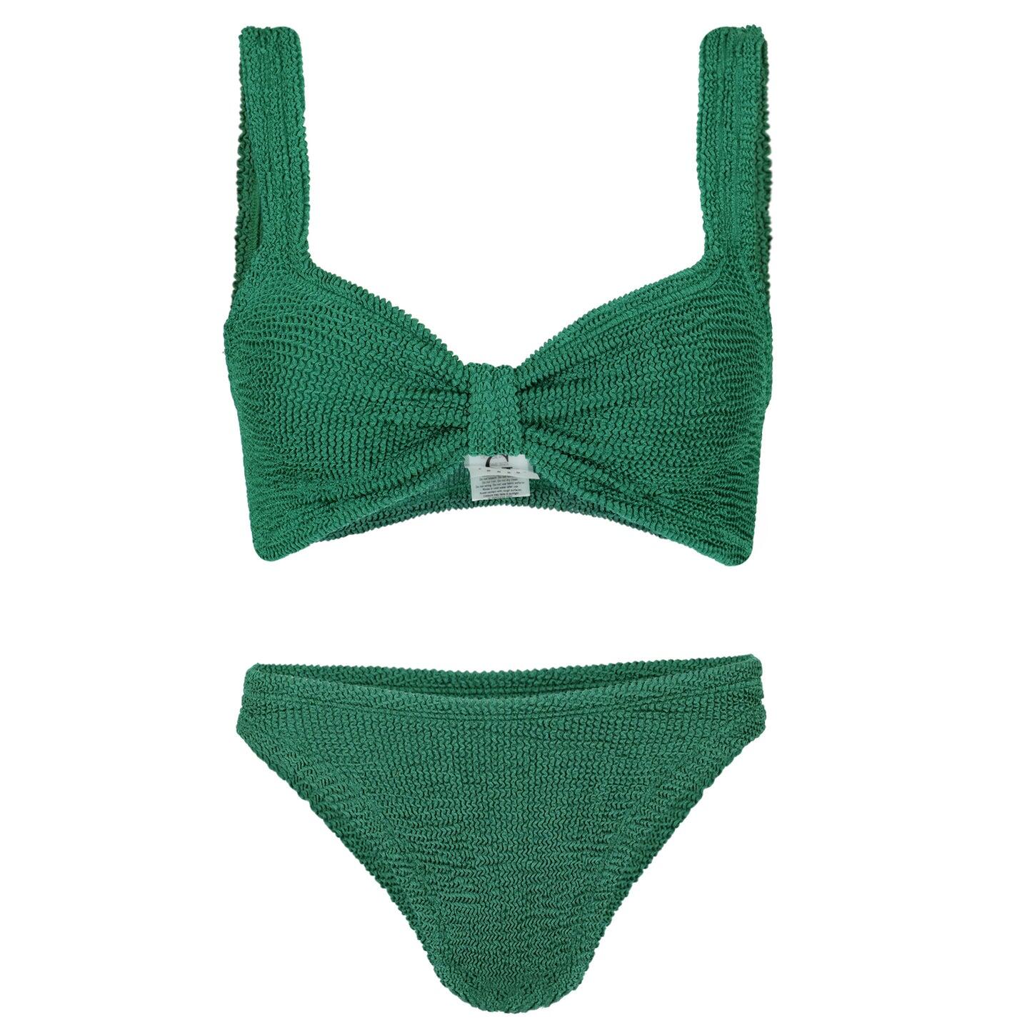 Bonnie Bikini Metallic Forest Green - ONE SIZE - Bikini