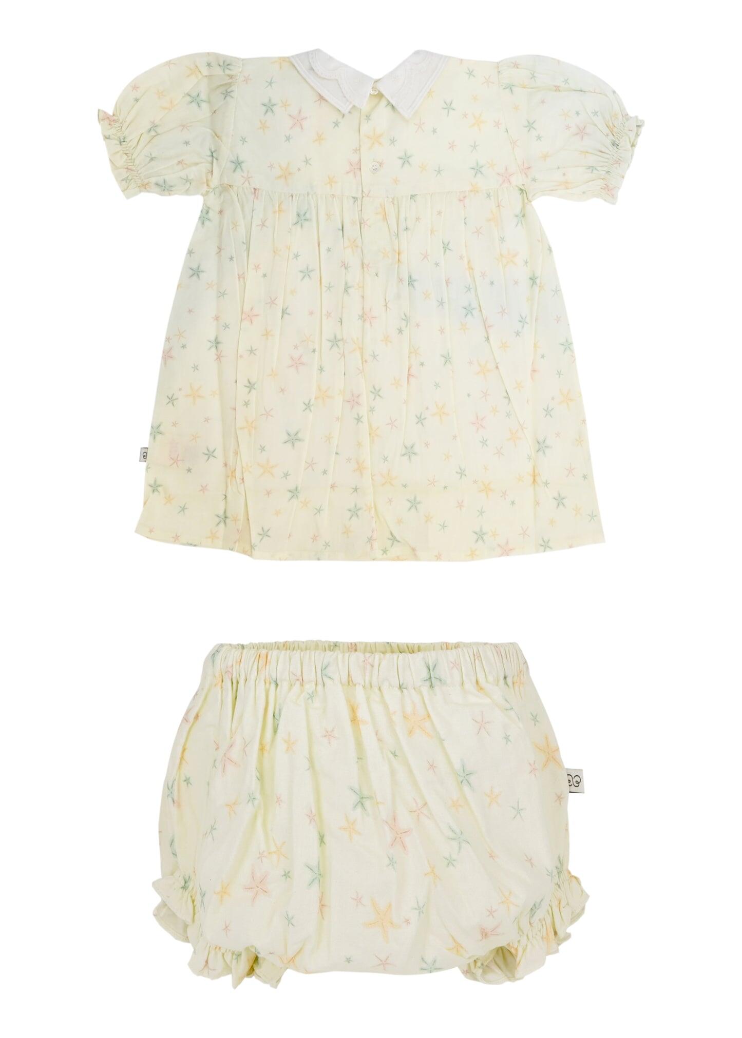 Sukie Baby Dress and Bloomer Star Fish