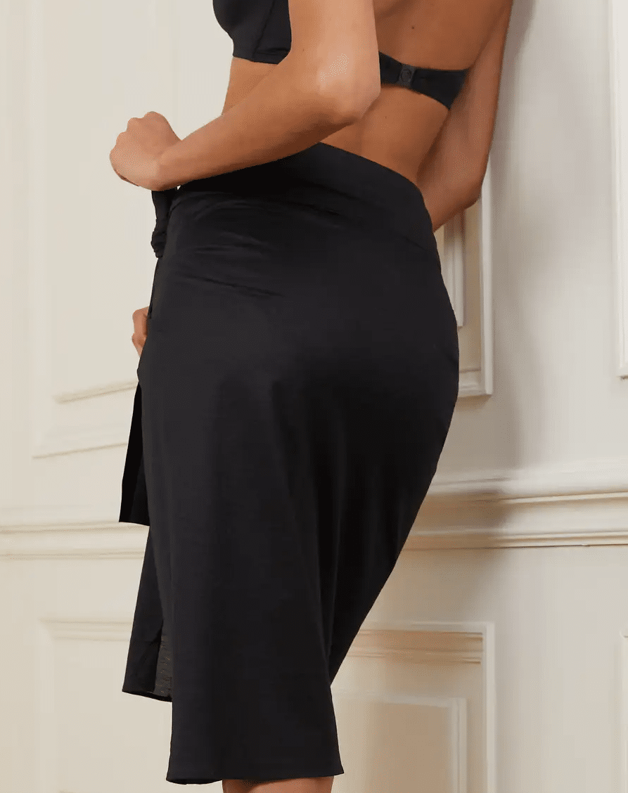 Tanagra Short Sarong Noir - ONE SIZE - Sarong