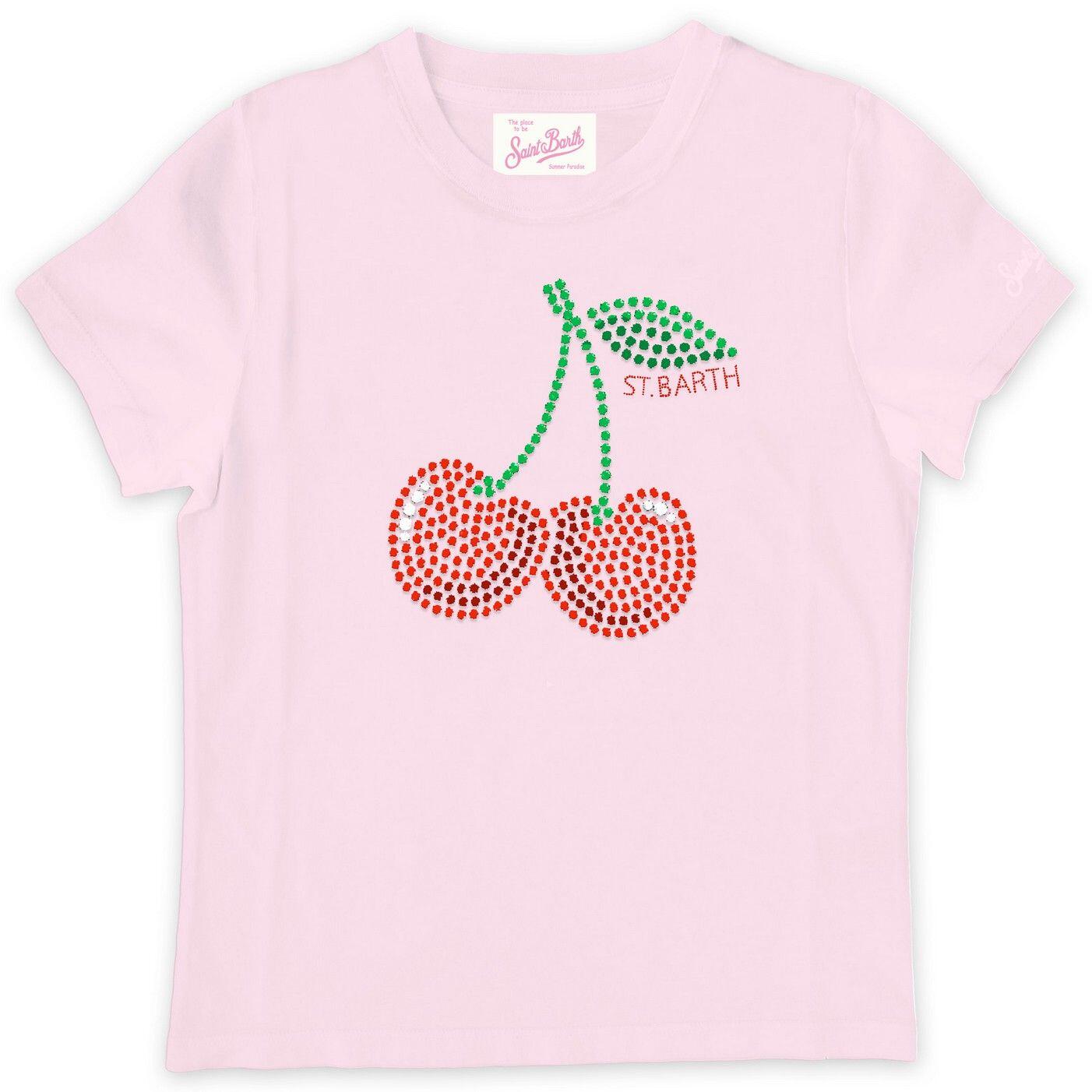 Elly T-shirt Studs Cherry