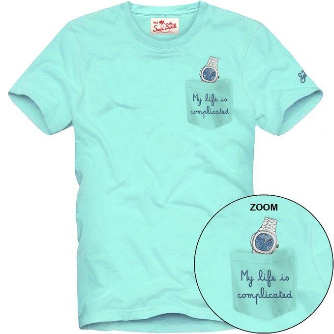 Austin T-shirt with Life Complicated Embroidery