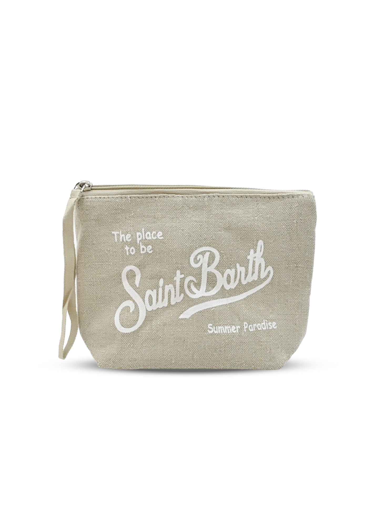 Aline Linen Pouch Beige