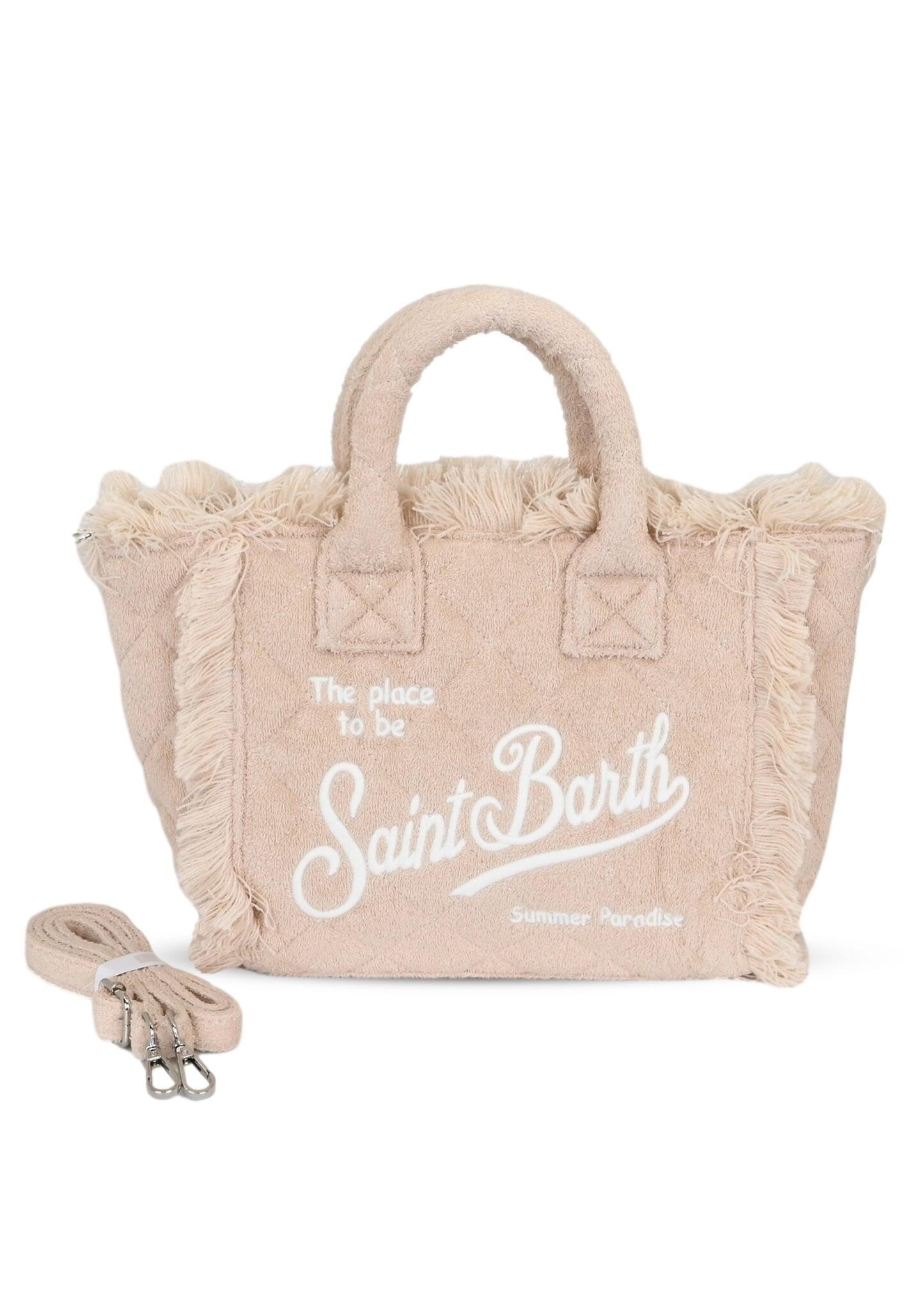 Colette Sponge Quilted Terry Brown Bag