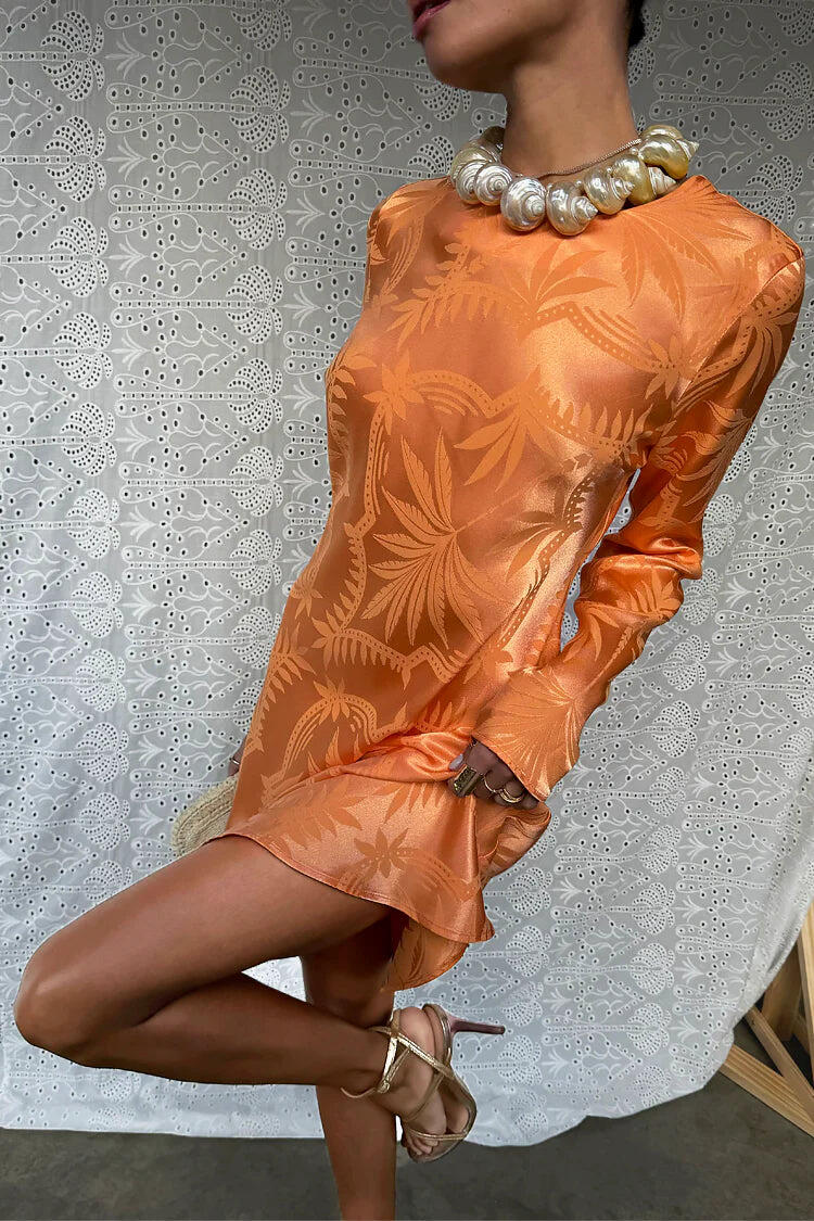 Apricot Palm Mini Soho Dress
