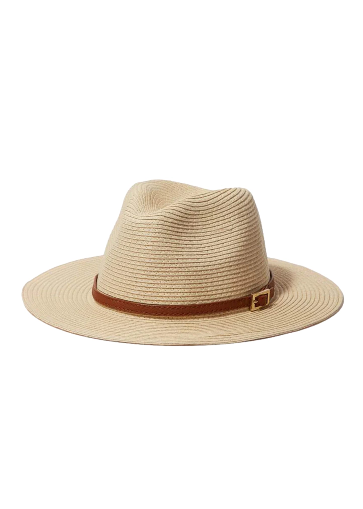 Fedora Hat Cream/Tan Belt - Hat