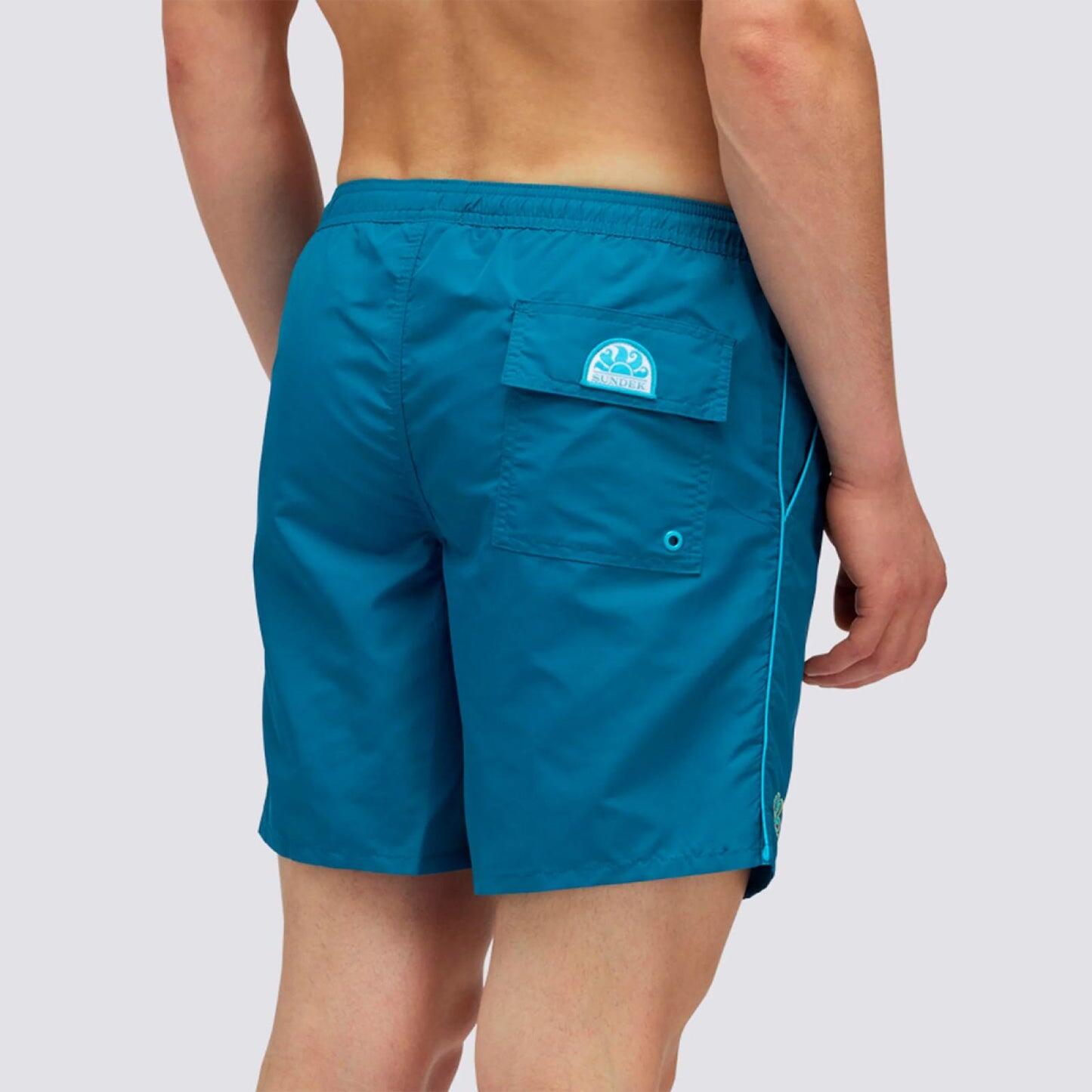 Pervis Boardshort Teal - Swim Shorts