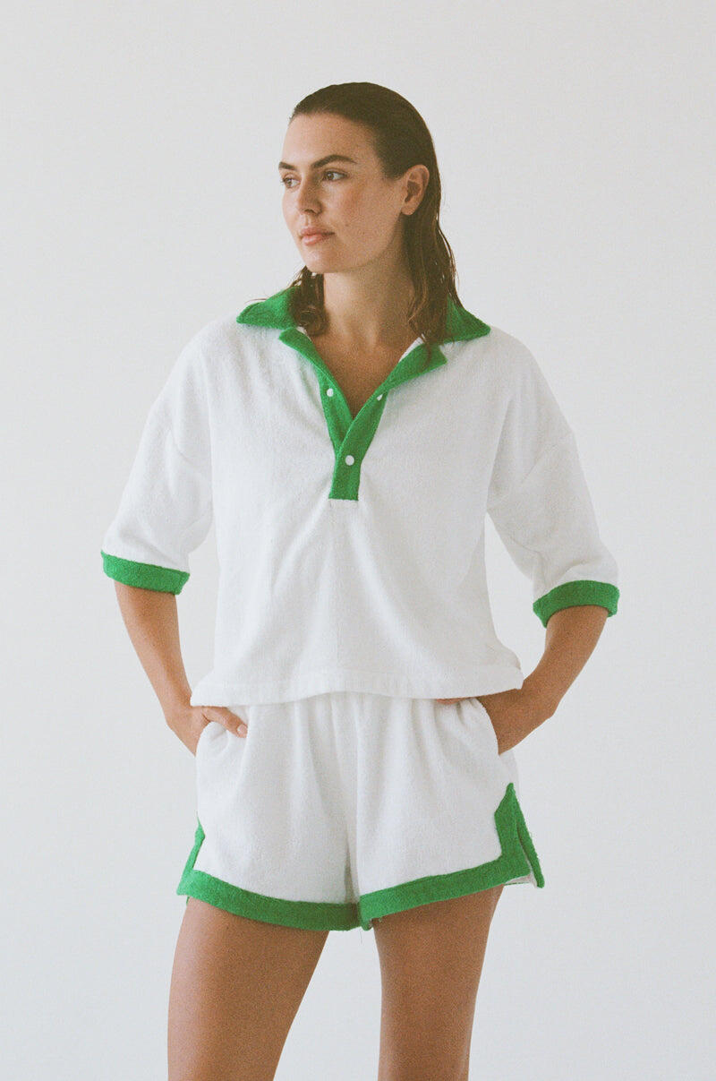 Estate Tee Bianco/Verde - Top