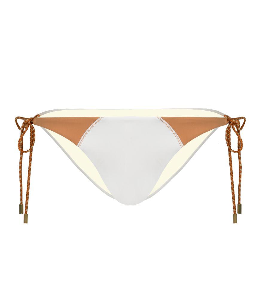 Solid Betsey Long Tie Full Bottom - Bikini Bottom