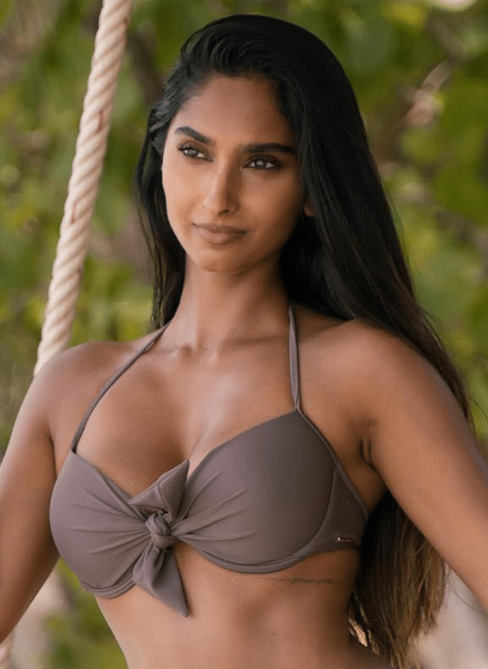 Maria Halter Top Chocolate - Bikini Top