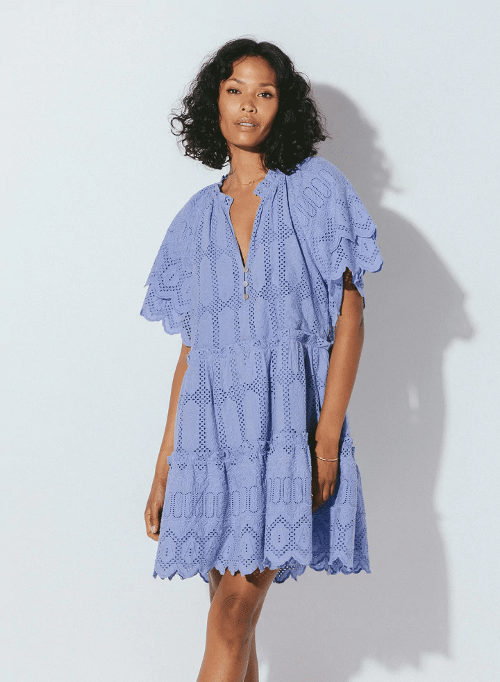 Alma Mini Dress Sky - Dress