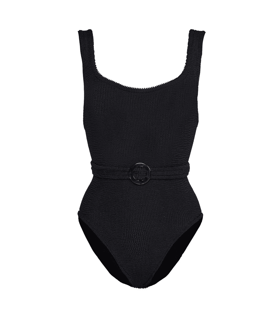 Solitaire Belted One Piece Black - ONE SIZE - One Piece
