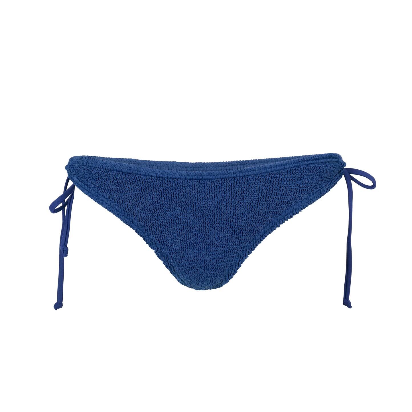 Jamaica Side Tie Bottoms Navy Blue - ONE SIZE - Bikini Bottom