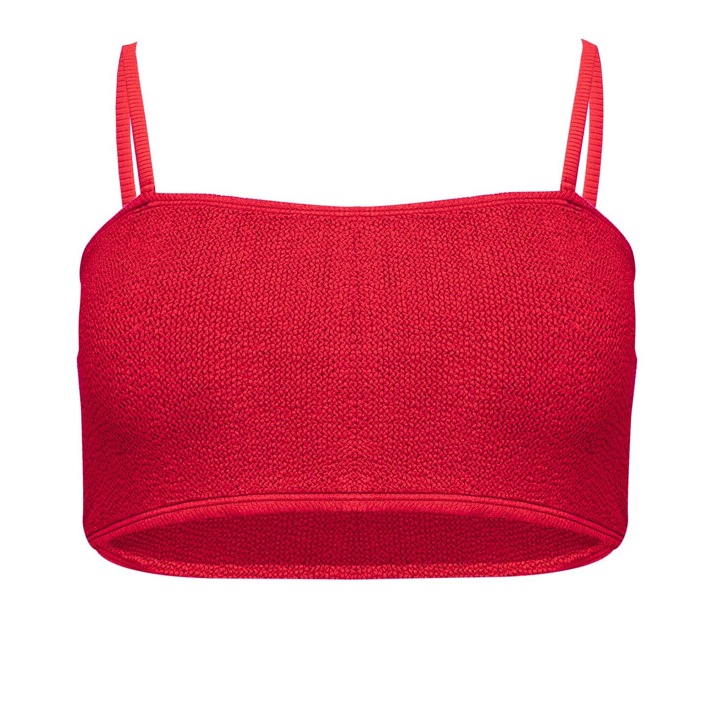 Turk & Caicos Bikini Top Red - ONE SIZE - Bikini Top