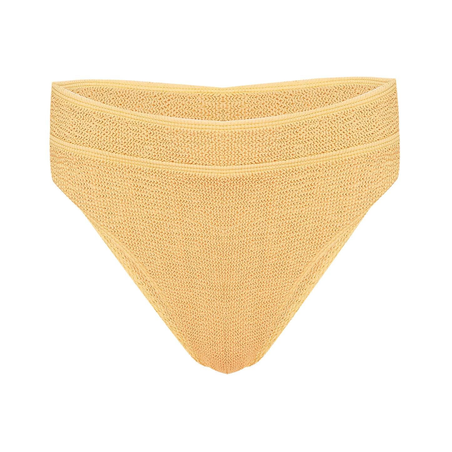Turk & Caicos Bikini Bottom Mustard Yellow - ONE SIZE - Bikini Bottom