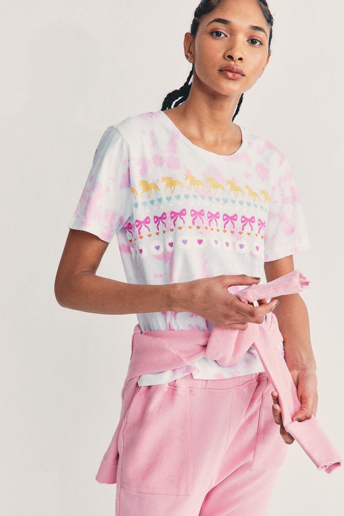 Womens Tie Dye T Shirt