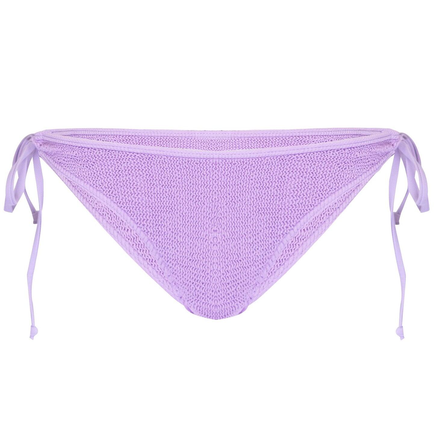 Jamaica Side Tie Bottoms Lavander - ONE SIZE - Bikini Bottom
