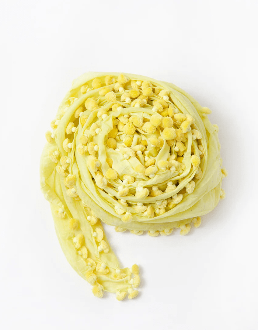 Womens Yellow Scarf