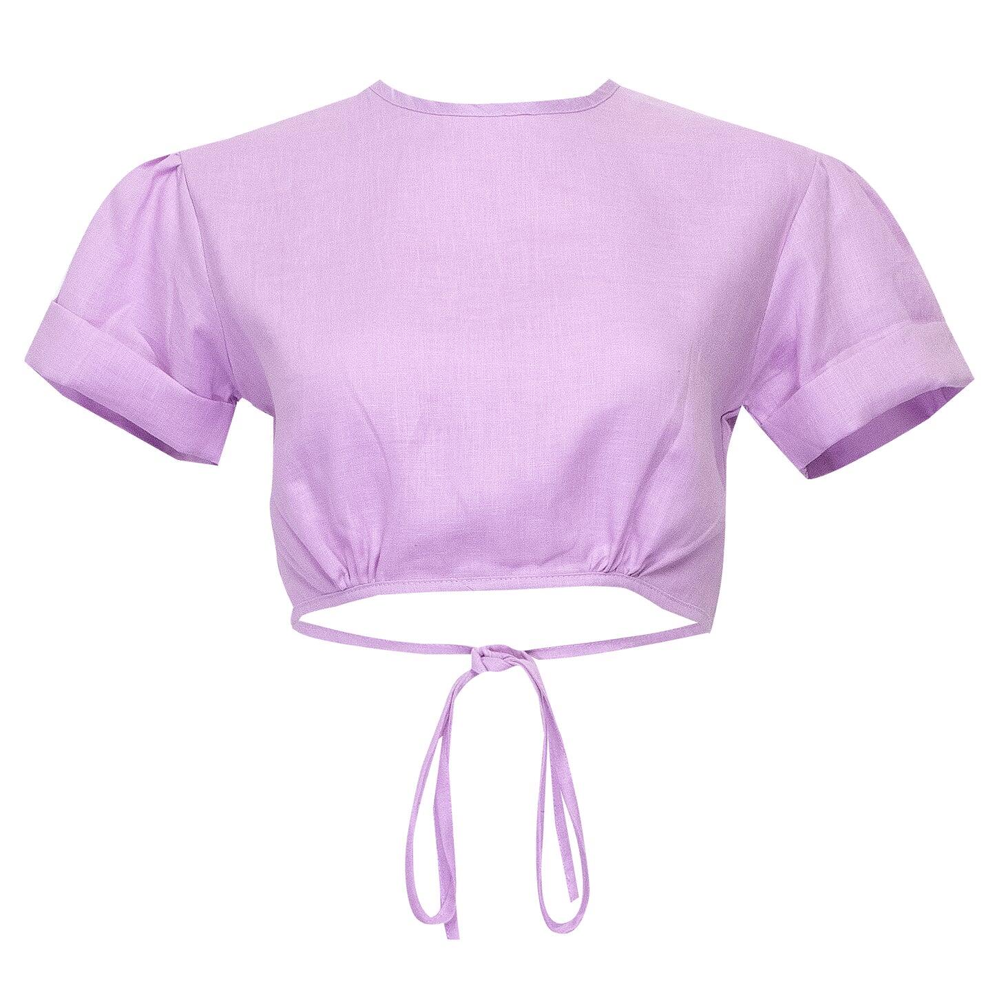 Double Crossed Top Lilac Breeze - Top