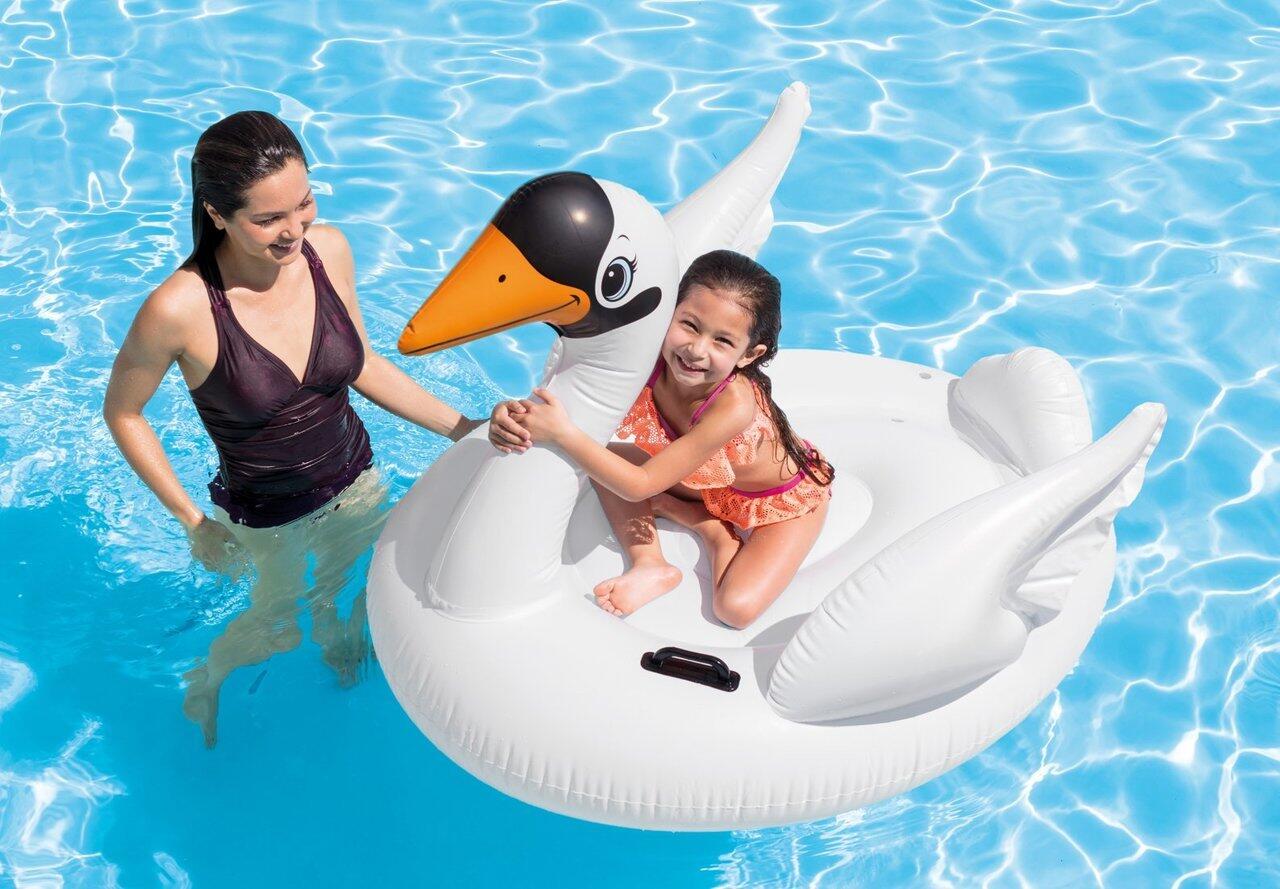Swan Ride On Pool Float - Pool Inflatable