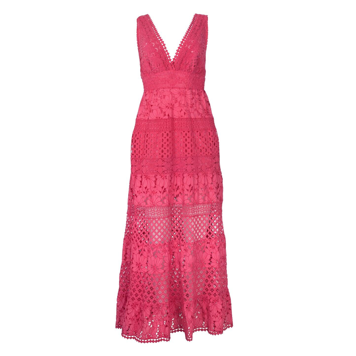 Morganite Maxi Dress Corallo - Dress