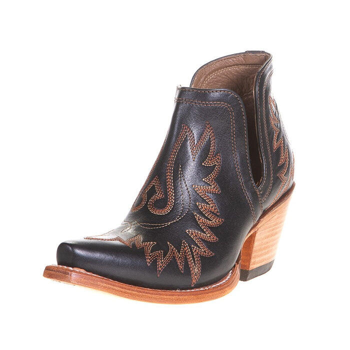 black western booties women's