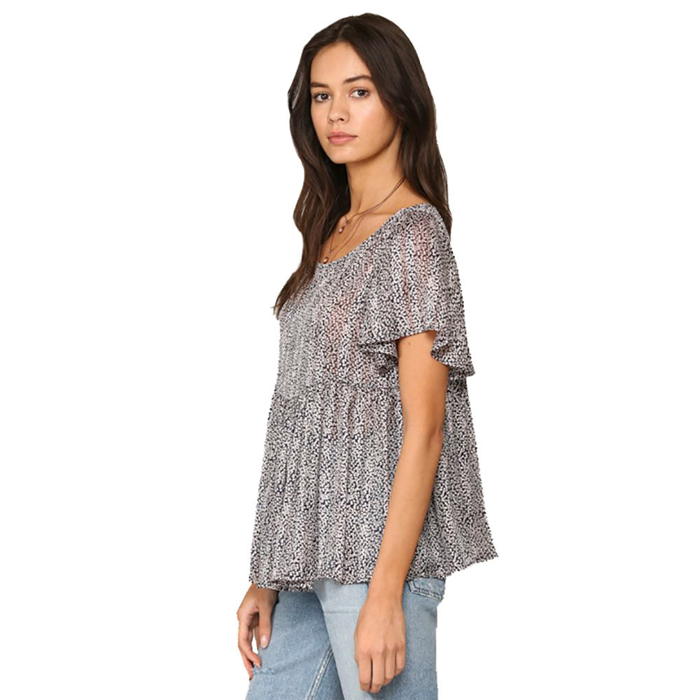 Women's Printed Chiffon Top | By Together Apparel | NRS