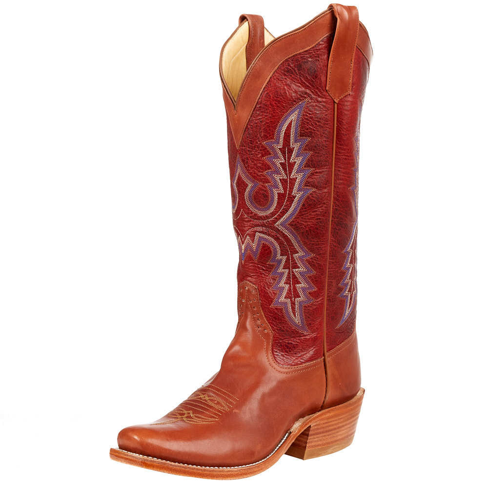 Men's Rios Of Mercedes Tan Bison 14in. Red Explosion Top Cutter Toe Bo