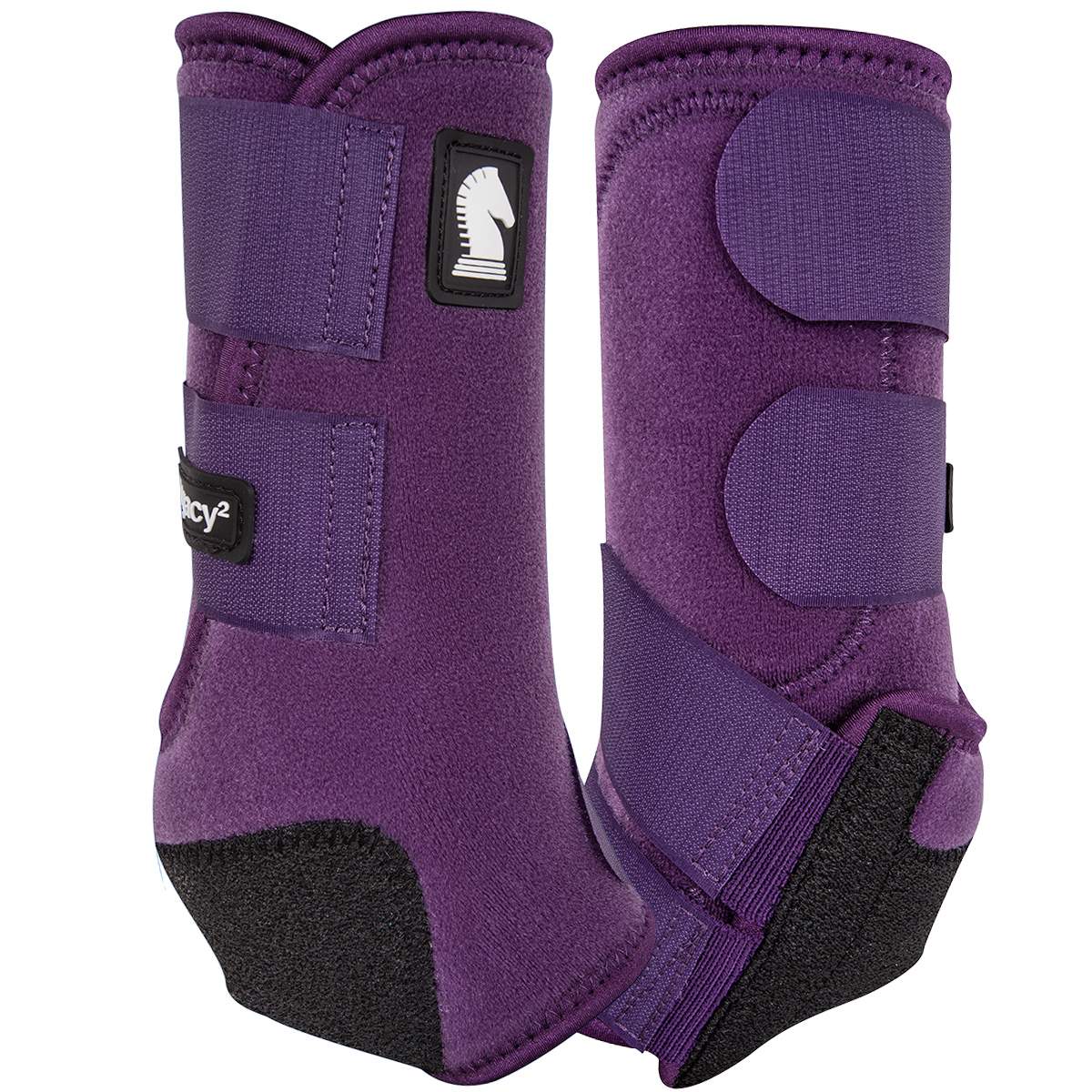 classic equine leather splint boots