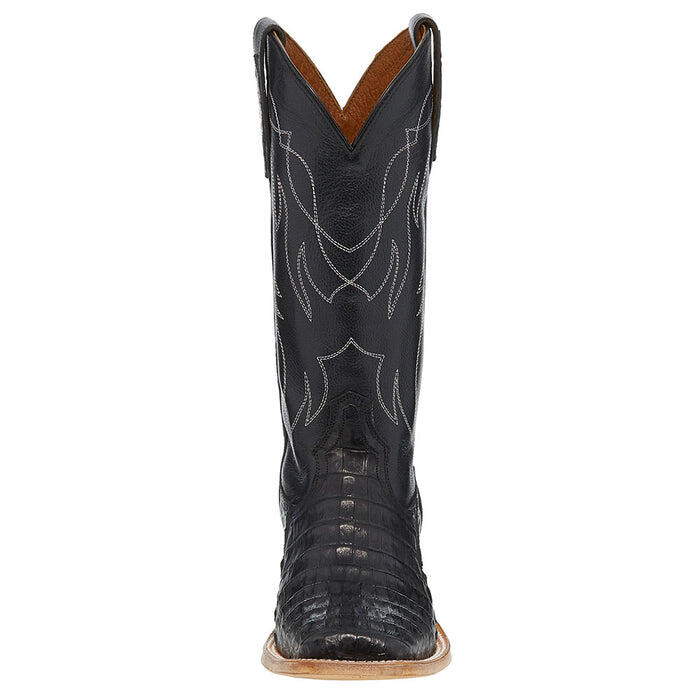 Women's Tony Lama Black Caiman Boots | Order Women's Caiman Square Toe ...