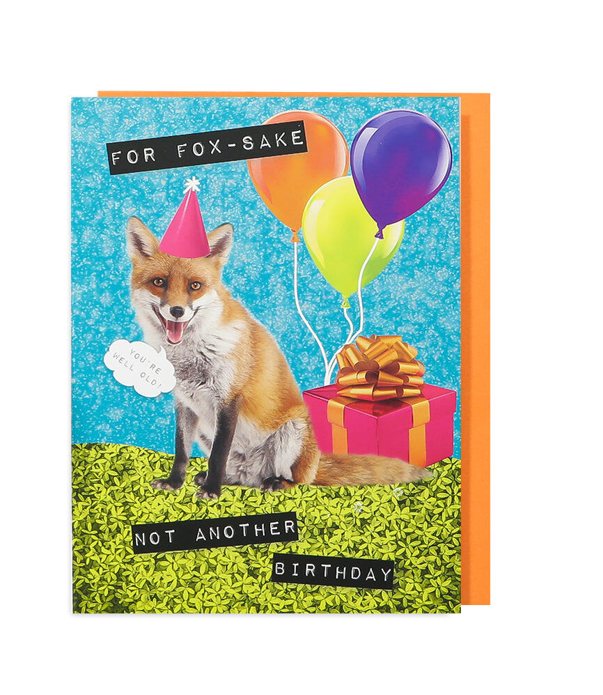 Foxsake Birthday Card