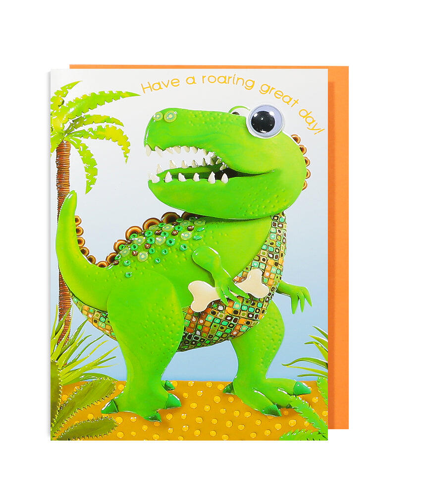 Dinosaur T-Rex Card