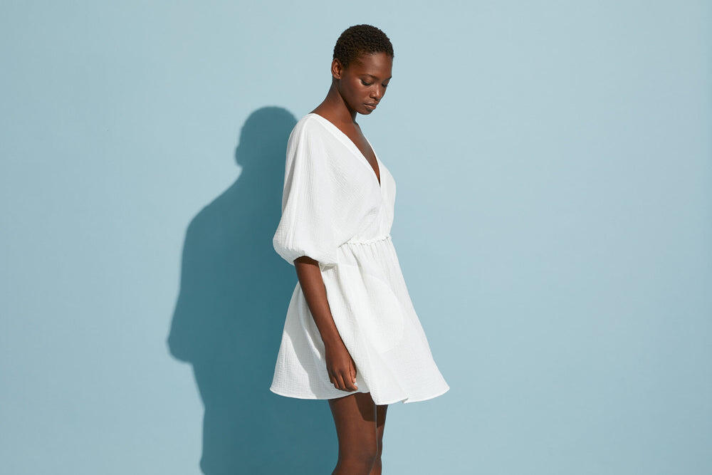 Eris Short Dress Blanc