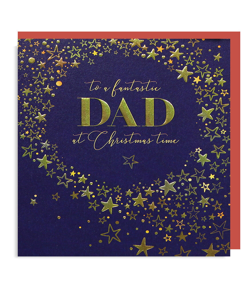 Dad Star Christmas Card