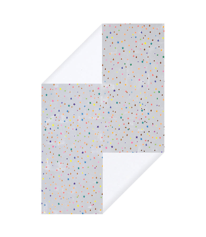 Multi Color Stars Wrapping Paper