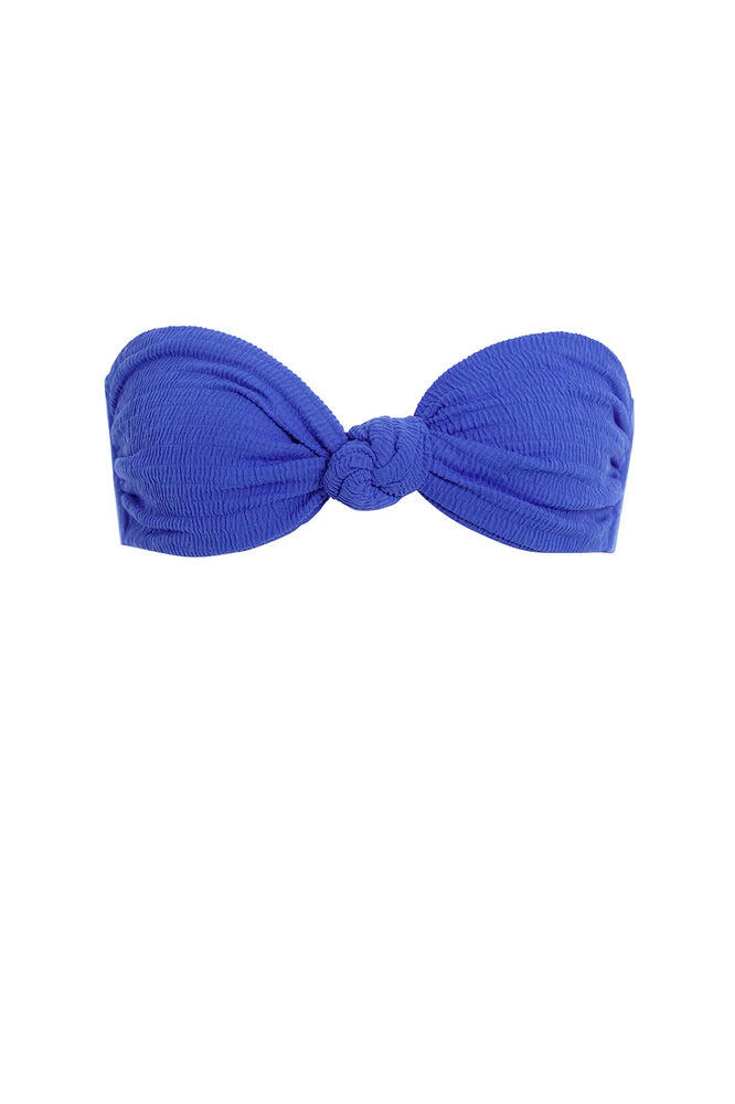 Lucille Nautical Blue Bikini Top