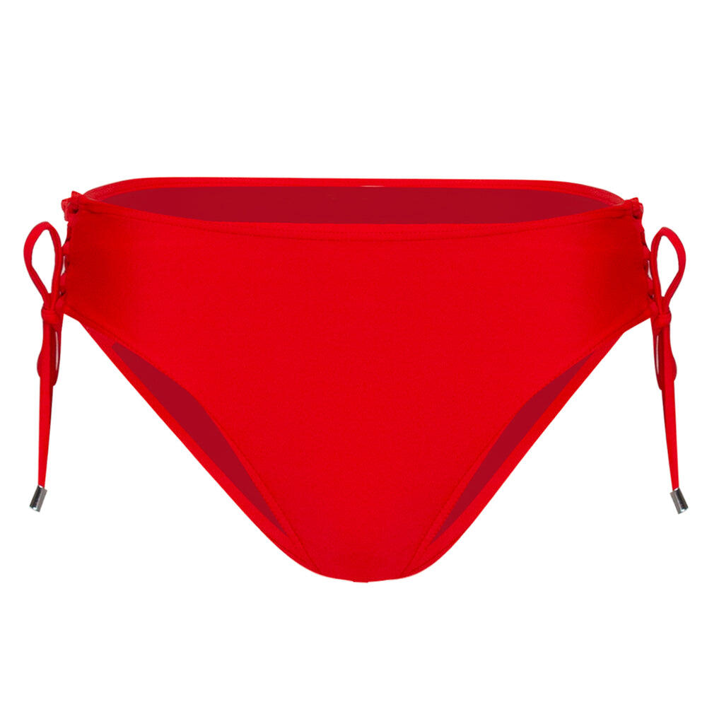 Franki Lace Up Side Bottom Red