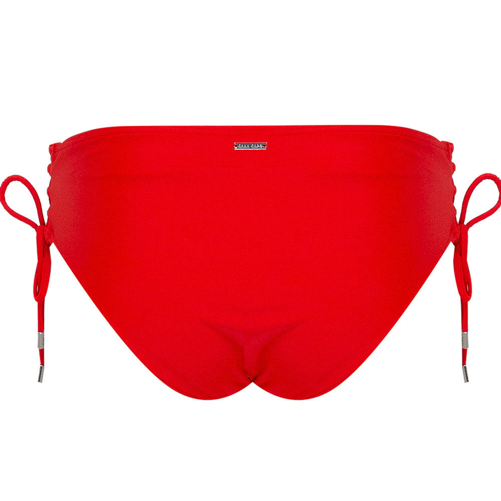 Franki Lace Up Side Bottom Red
