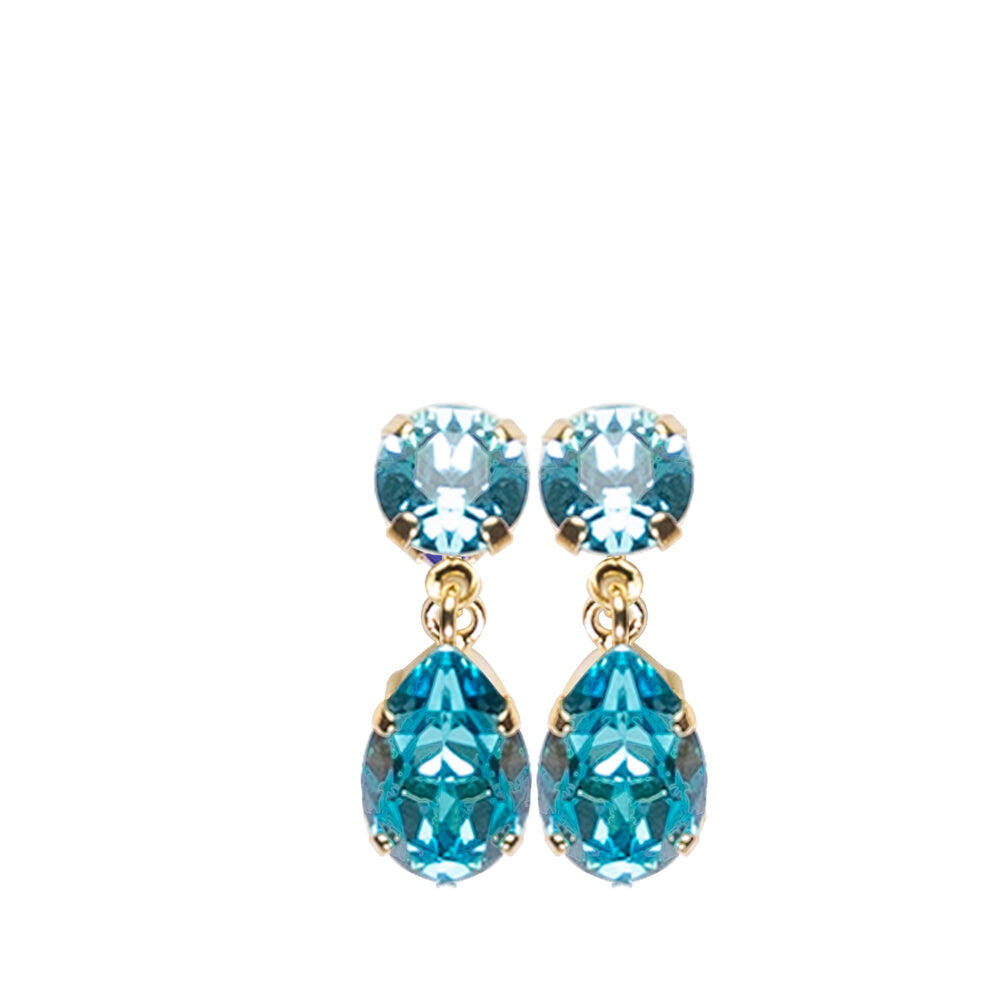Mini Drop Earrings Light Turquoise