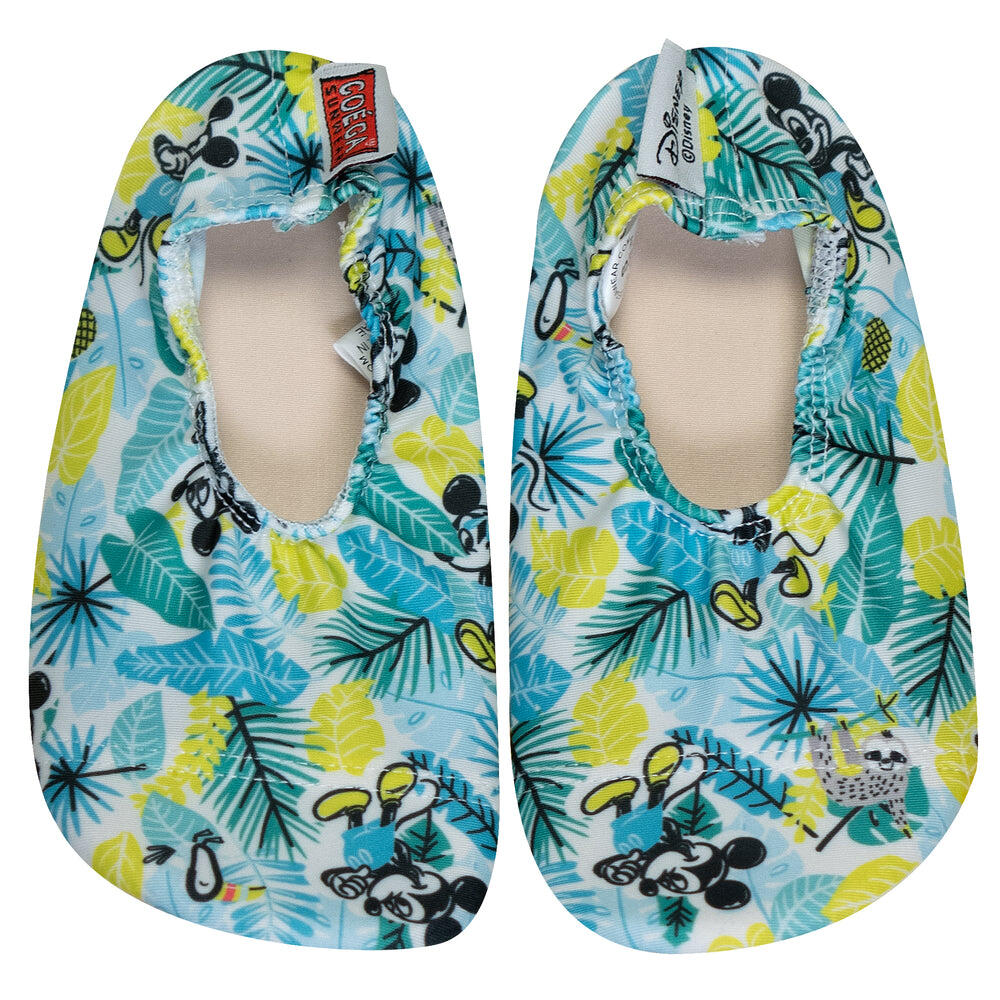 Coega Teal Tropical Mickey Pool & Beach Shoes